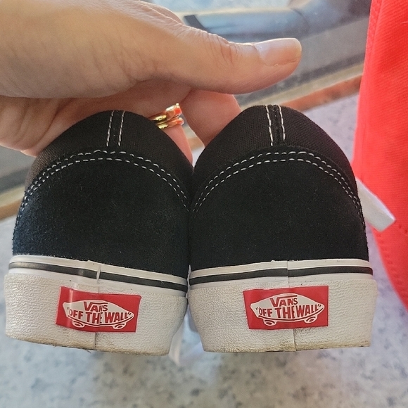 Vans Black and White Old Skool Sneakers - Picture 3 of 7